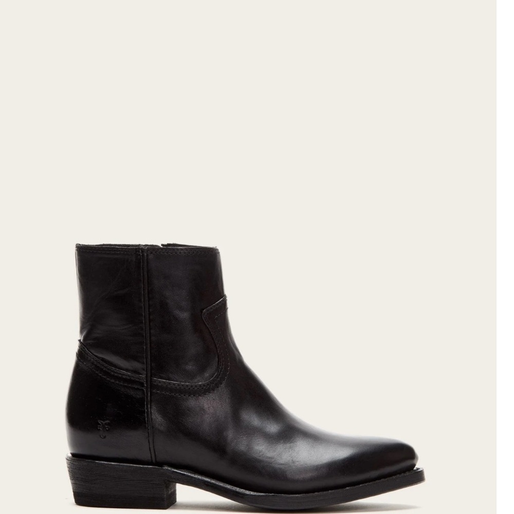 Women’s Black Frye Leather Ankle Boots